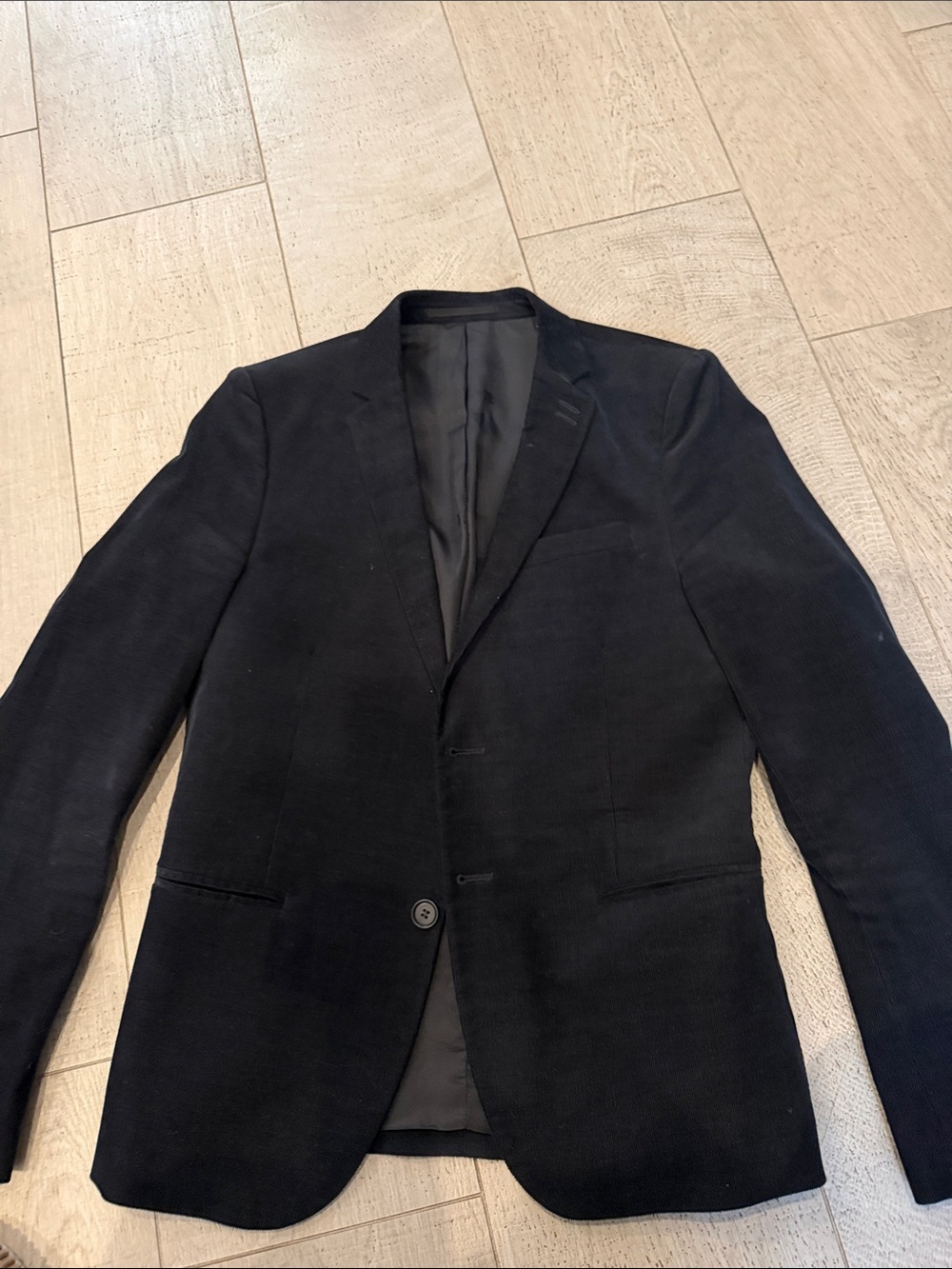 The Kooples Black Men's Single-Breasted Blazer